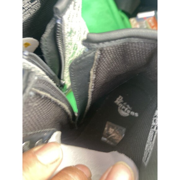 Dr. Martens Women's 1460 Pascal J Metallic Leather Boots Size 4 US New Authentic - Picture 10 of 15